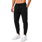 Pantaloni Tuta Uomo 100% Cotone Interlock 4 Stagioni, Pantalone con Tessuto Spesso Grazie alla Tessitura Interlock e Traspirante, per Palestra, Scuola, Lavoro, Look Casual