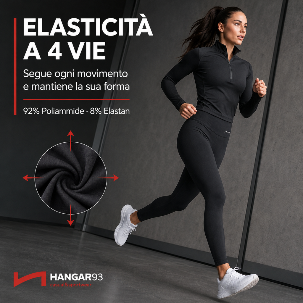 Leggins Sportivi Donna a Vita Alta, Leggings Push Up per Palestra e Yoga, Manifattura Senza Cuciture e vestibilità Adattiva con Elastane per Massimo Comfort e Risalto
