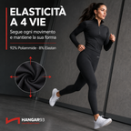 Leggins Sportivi Donna a Vita Alta, Leggings Push Up per Palestra e Yoga, Manifattura Senza Cuciture e vestibilità Adattiva con Elastane per Massimo Comfort e Risalto