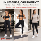 Leggins Sportivi Donna a Vita Alta, Leggings Push Up per Palestra e Yoga, Manifattura Senza Cuciture e vestibilità Adattiva con Elastane per Massimo Comfort e Risalto