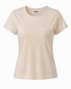 Pocket crochet tee