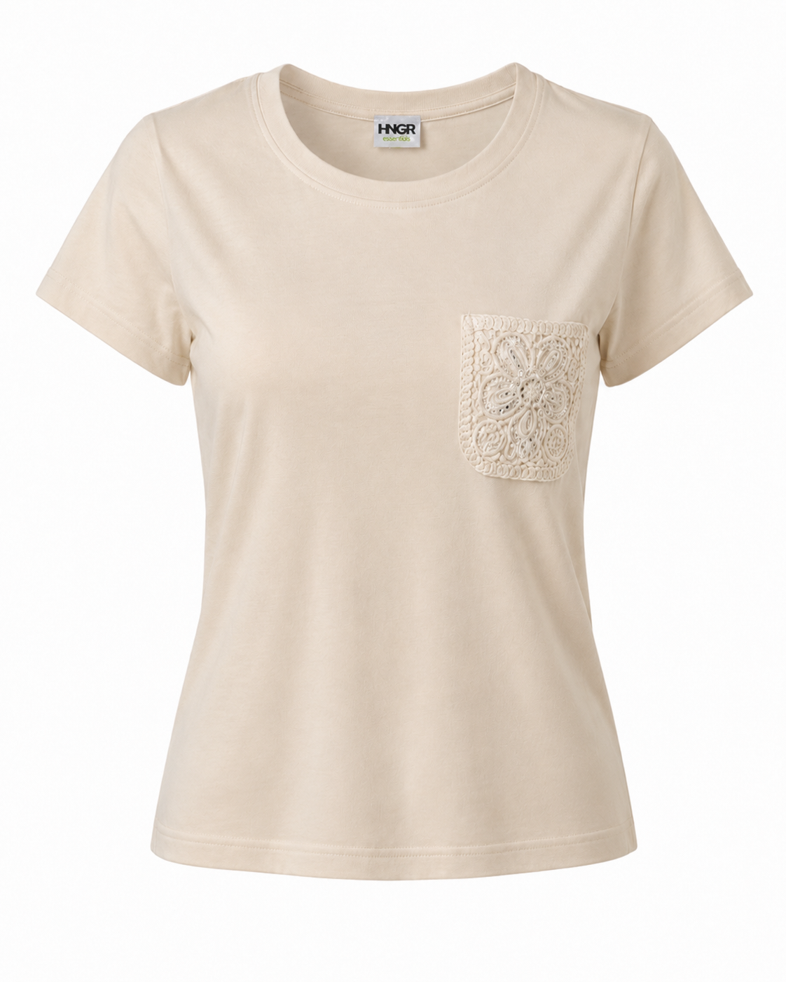 Pocket crochet tee