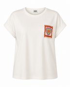 Heart crochet tee