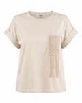 Fringes crochet tee