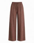 Wide linen pants