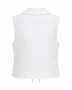 Tie linen top