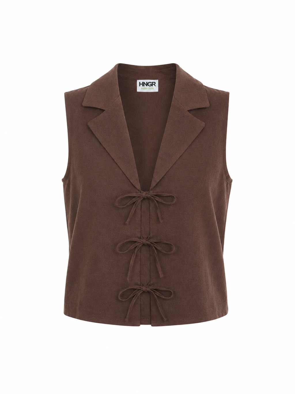 Tie linen top