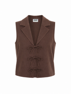 Tie linen top