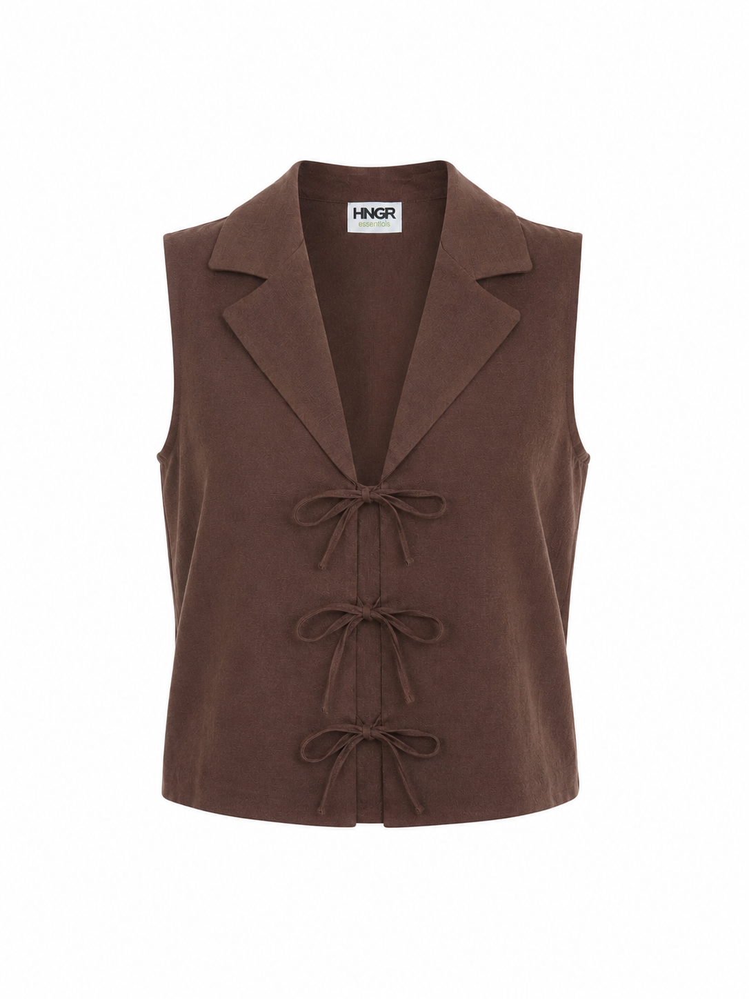 Tie linen top