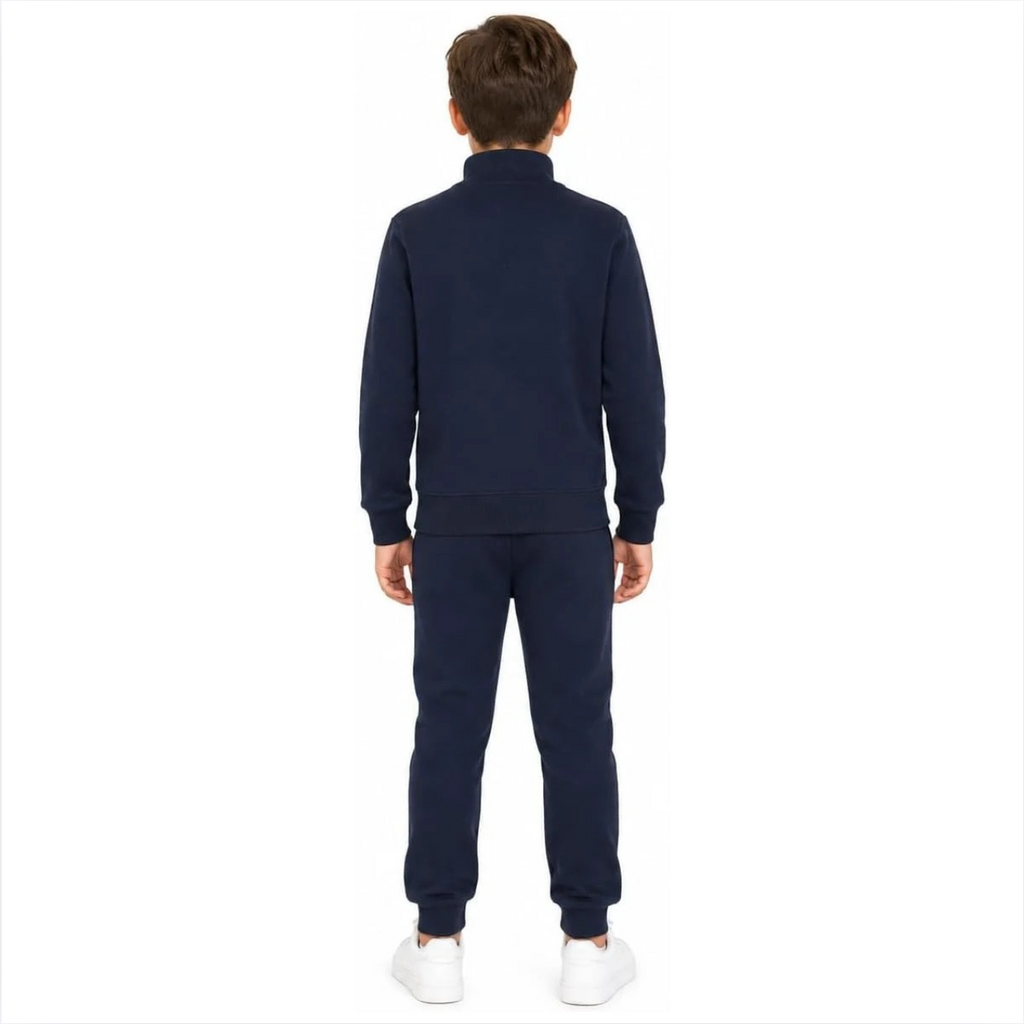 Tuta Bambino da 3 a 7 Anni con Cerniera - Disponibile sia nella Versione Leggera per la Mezza Stagione sia Invernale Felpata Internamente, Abbigliamento Bambini (94% Cotone 6% Elastan)