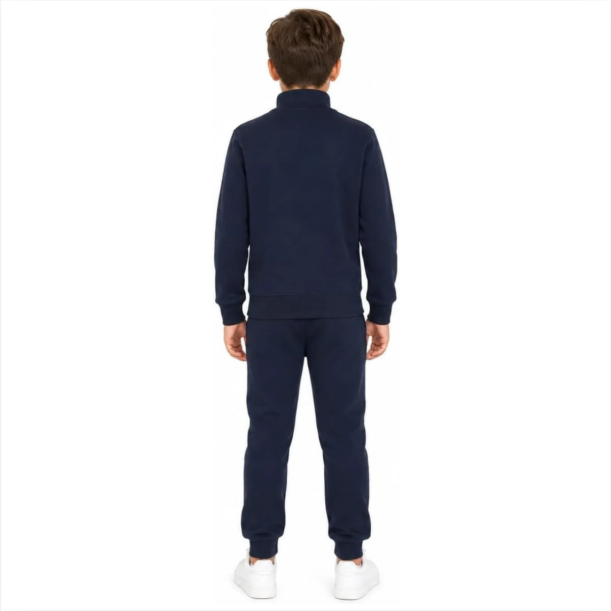 Tuta Bambino da 3 a 7 Anni con Cerniera - Disponibile sia nella Versione Leggera per la Mezza Stagione sia Invernale Felpata Internamente, Abbigliamento Bambini (94% Cotone 6% Elastan)