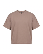 Everyday boxy v‑neck tee