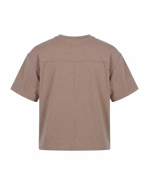Everyday boxy v‑neck tee