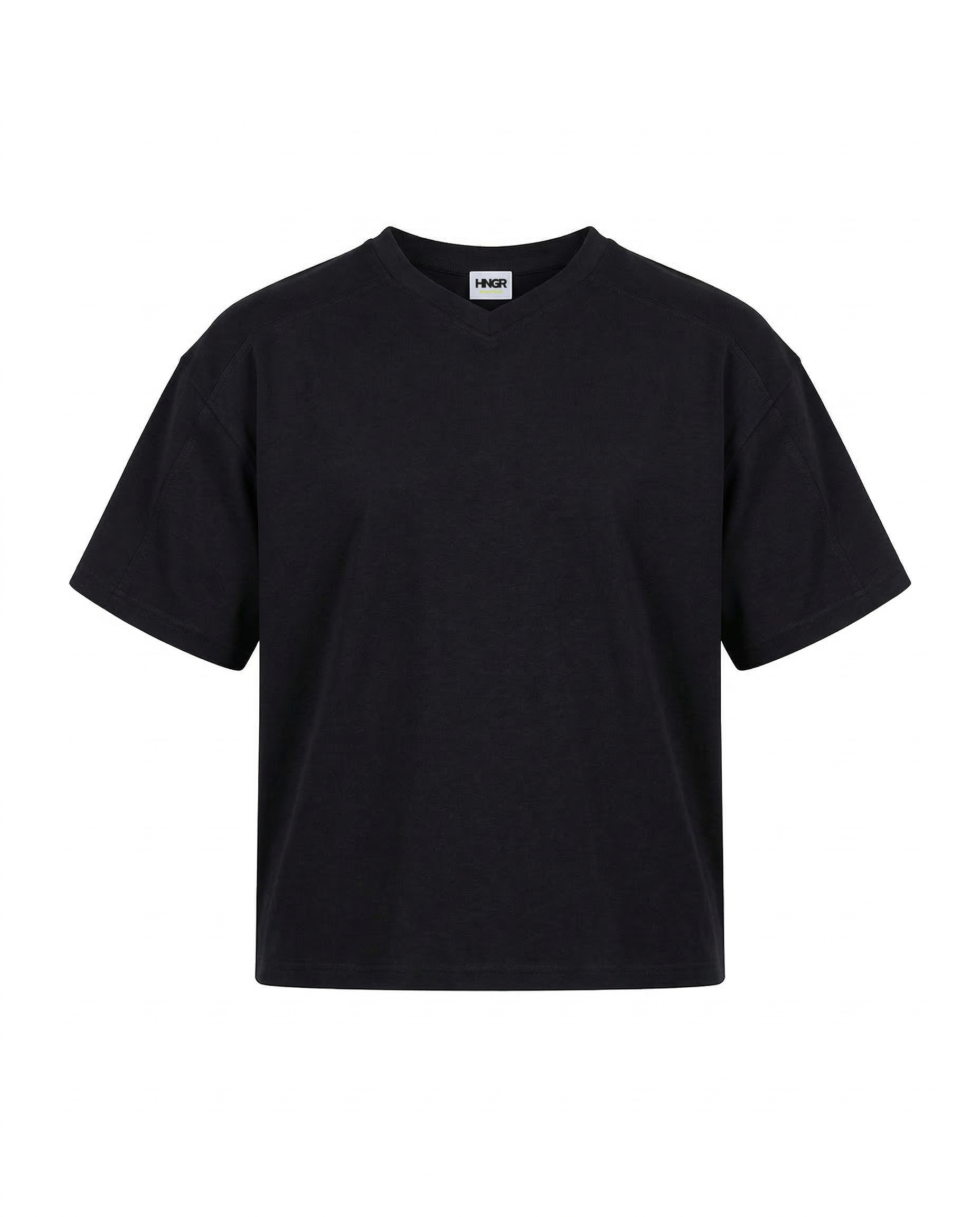 Everyday boxy v‑neck tee