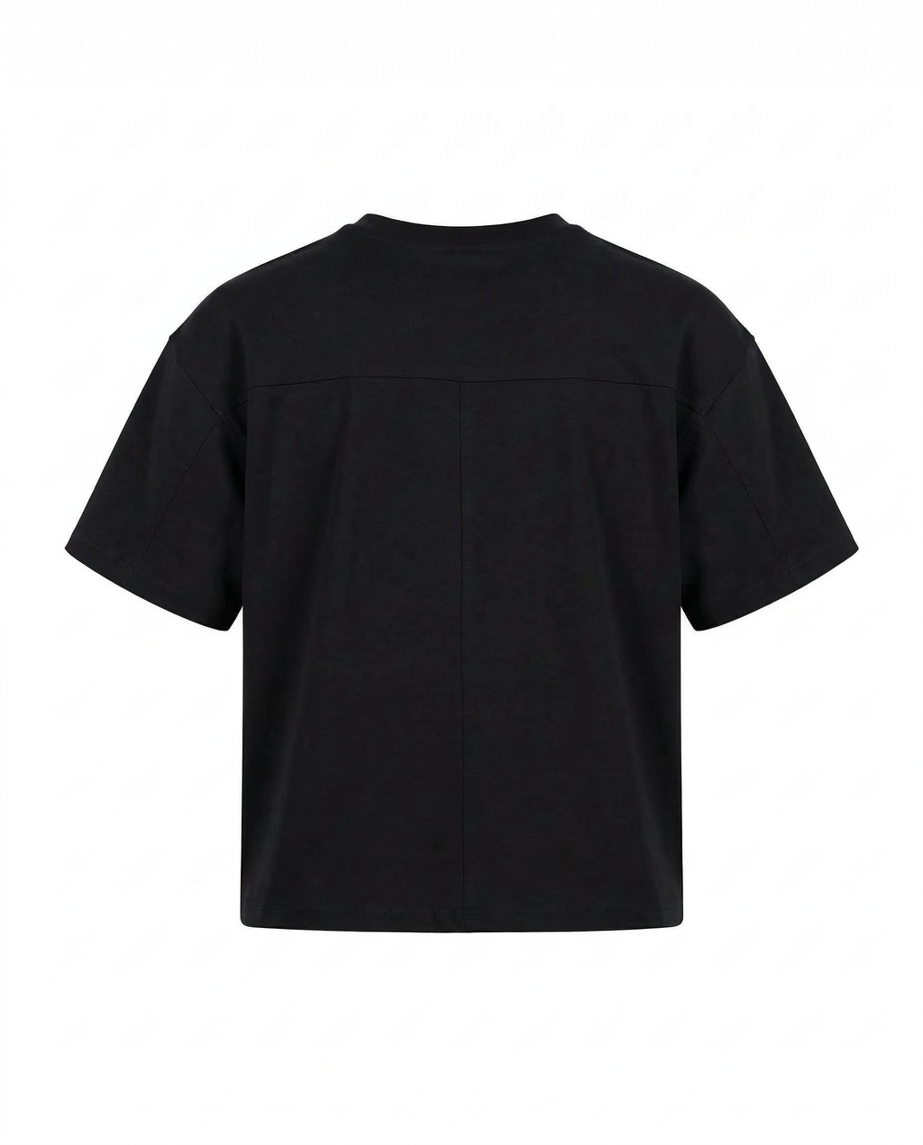 Everyday boxy v‑neck tee