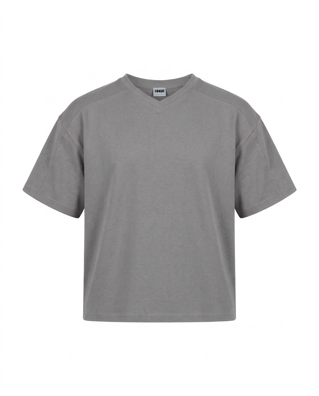 Everyday boxy v‑neck tee