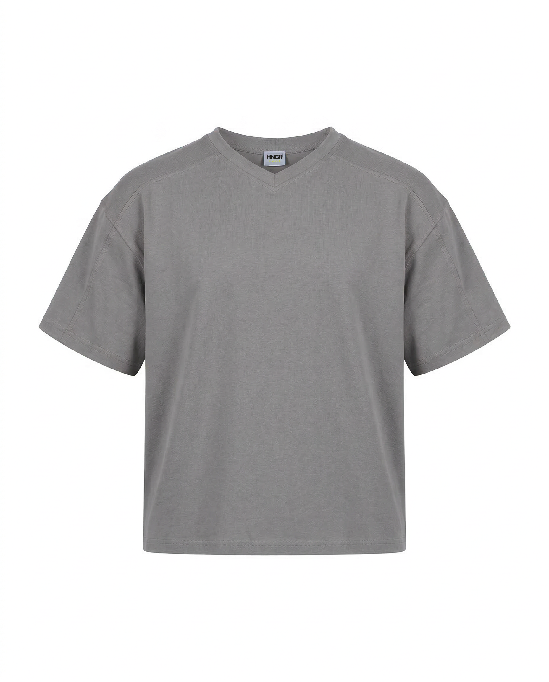 Everyday boxy v‑neck tee