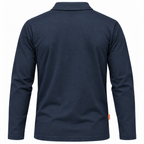 Polo maniche lunghe con taschino