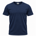 T-shirt con cucitura sul petto