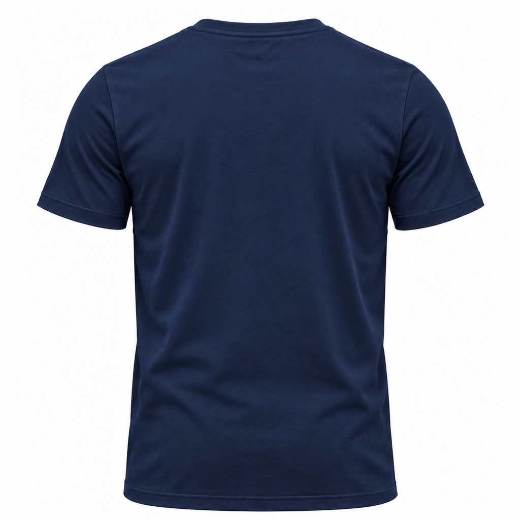 T-shirt con cucitura sul petto