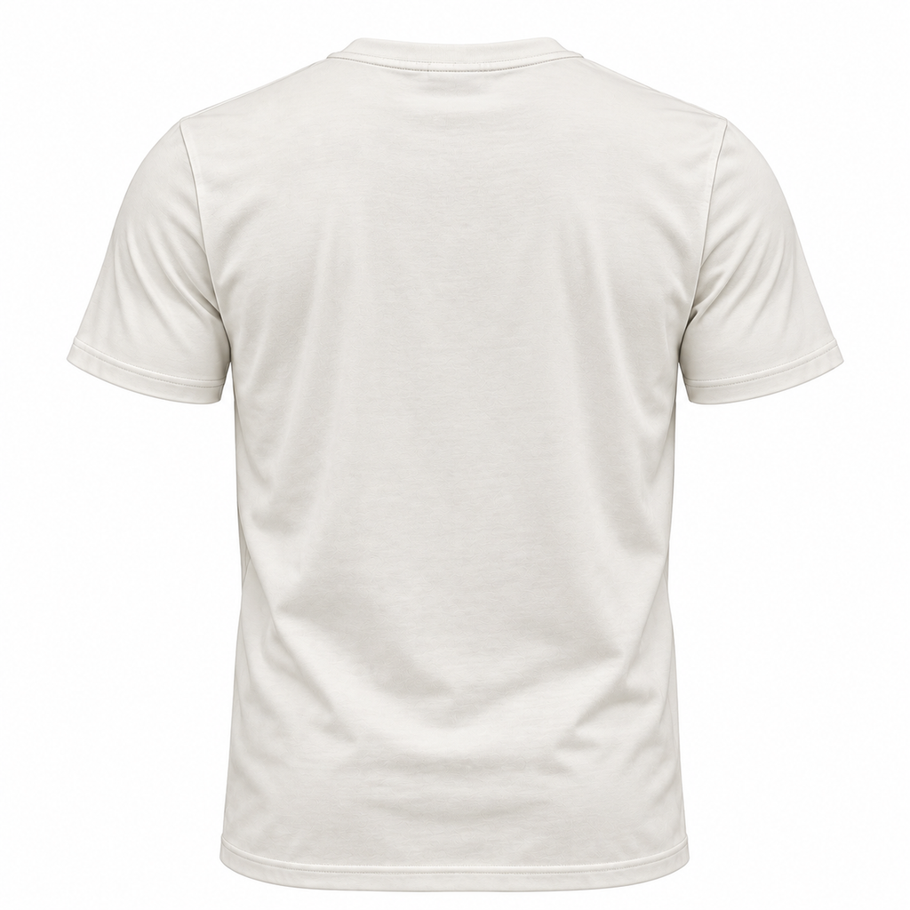 T-shirt con cucitura sul petto