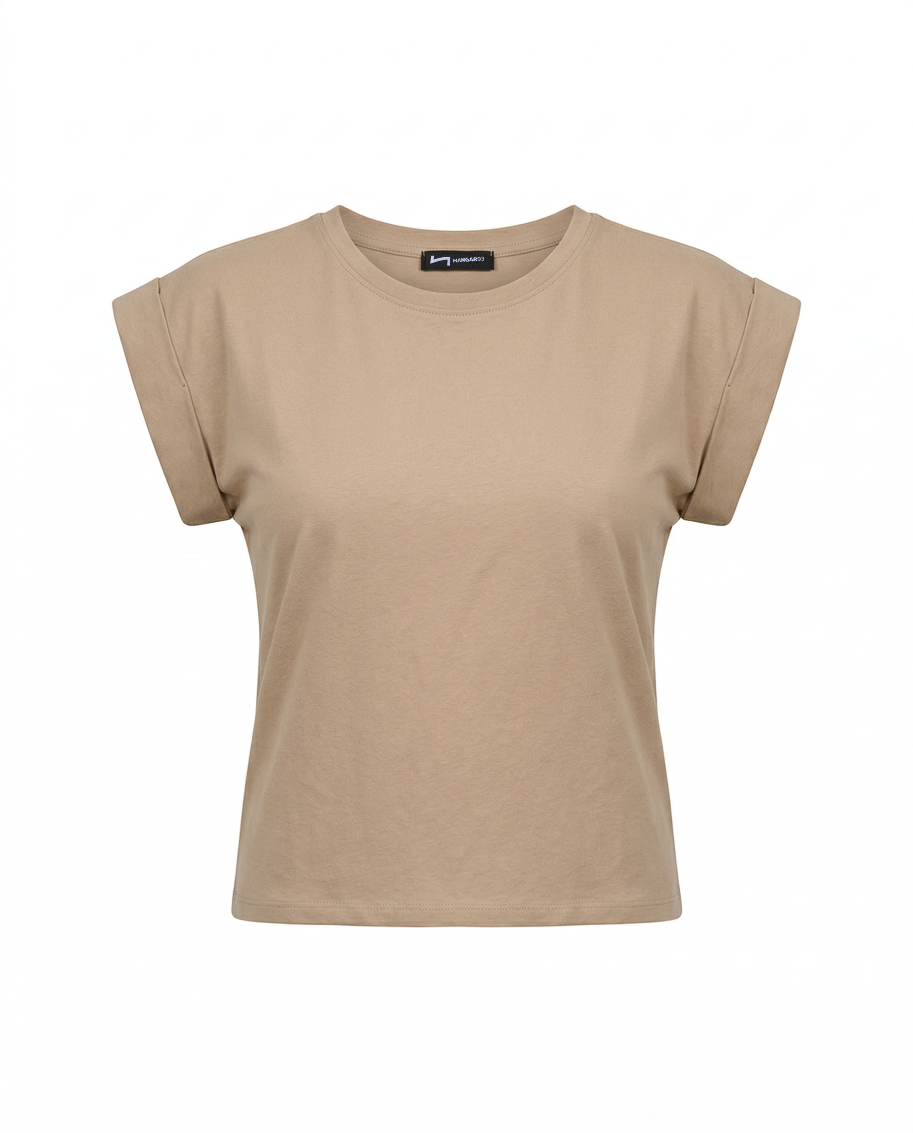 Rolled sleeve tee