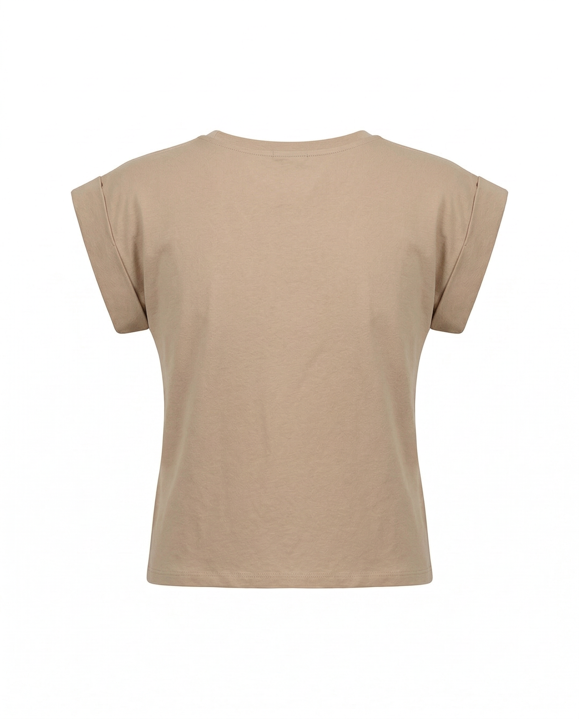Rolled sleeve tee
