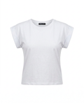 Rolled sleeve tee