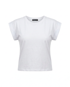 Rolled sleeve tee