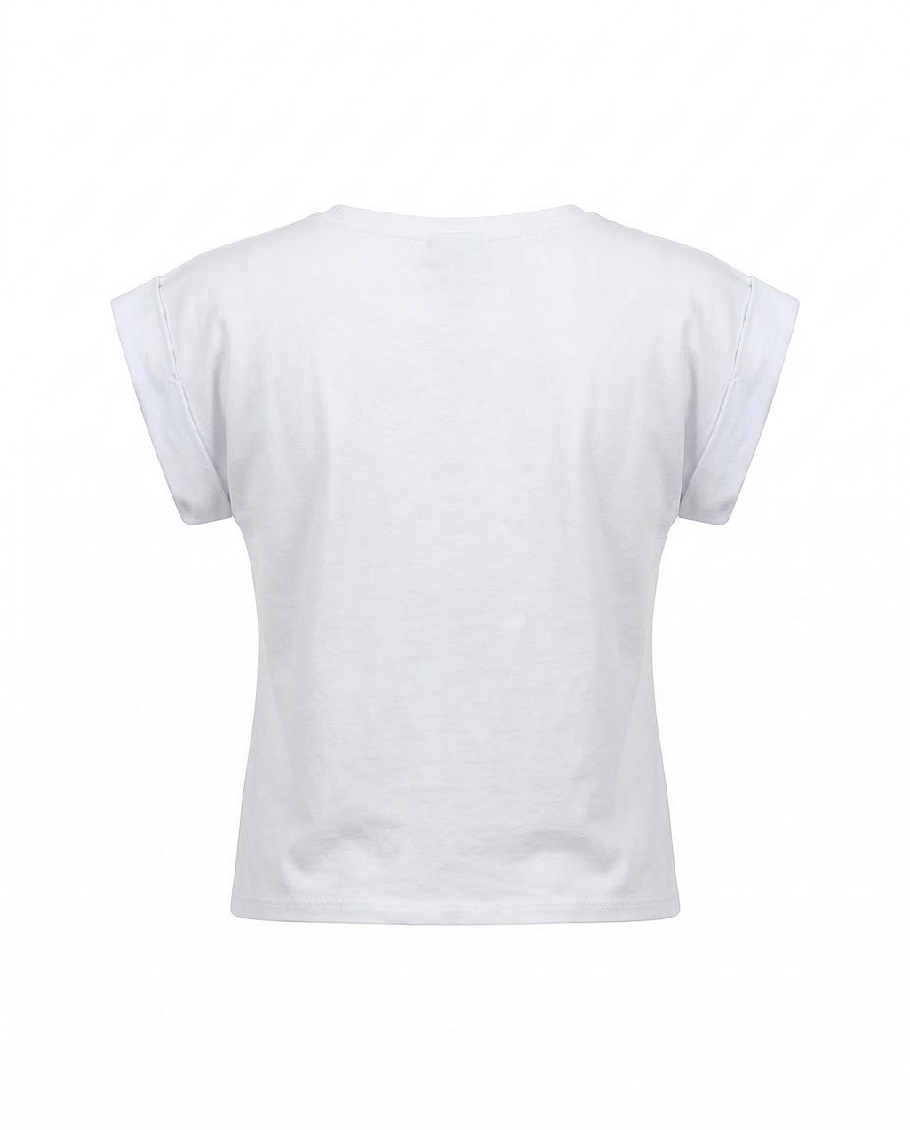 Rolled sleeve tee