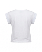 Rolled sleeve tee