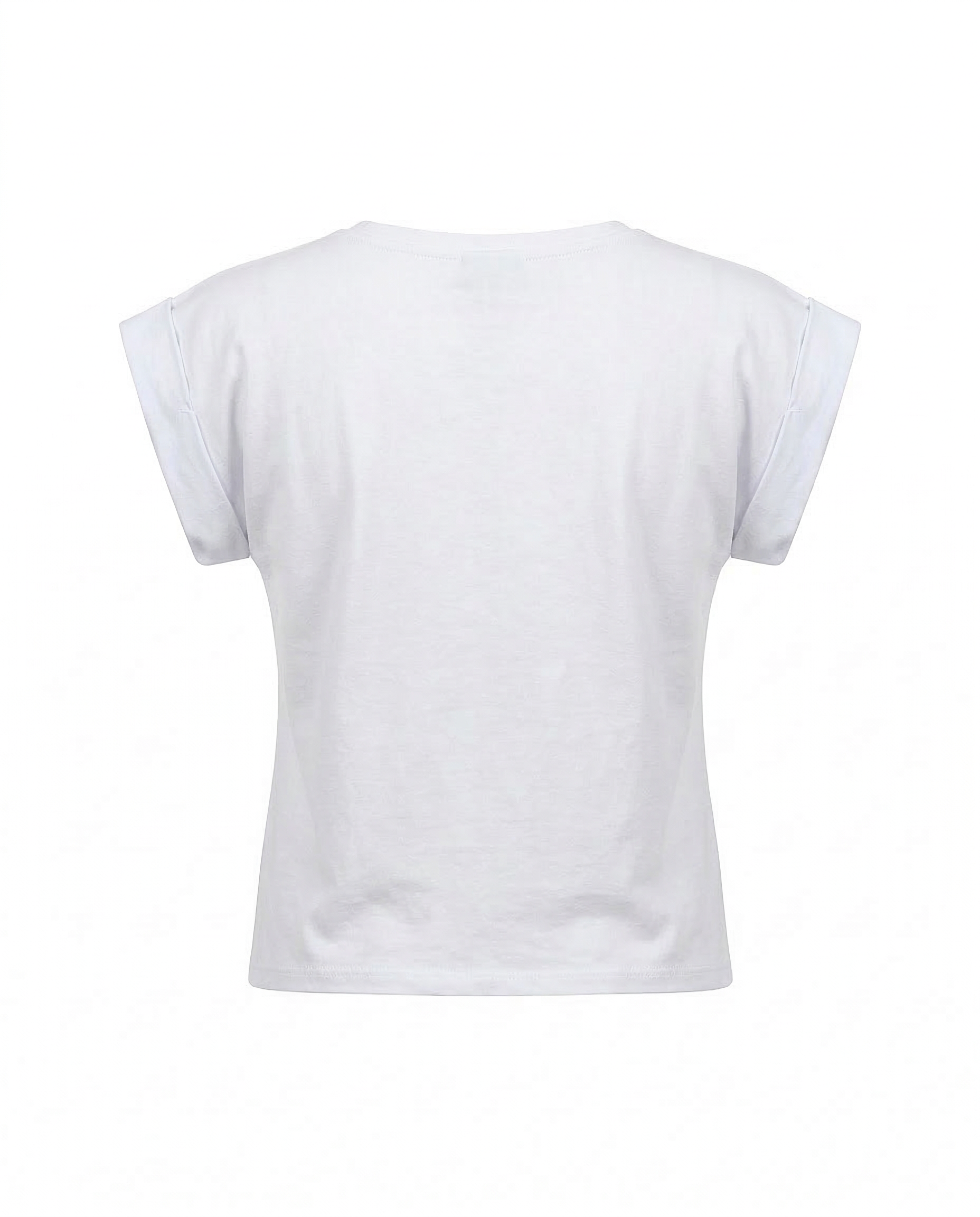Rolled sleeve tee