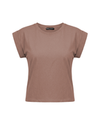 Rolled sleeve tee