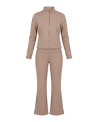 Full zip hoodie & wide pants set