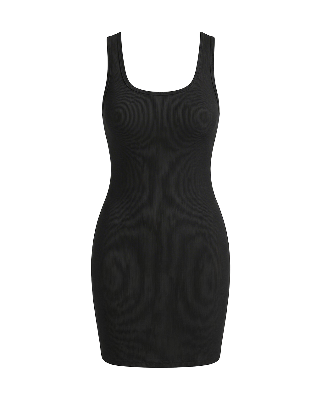 Ribbed midi dress