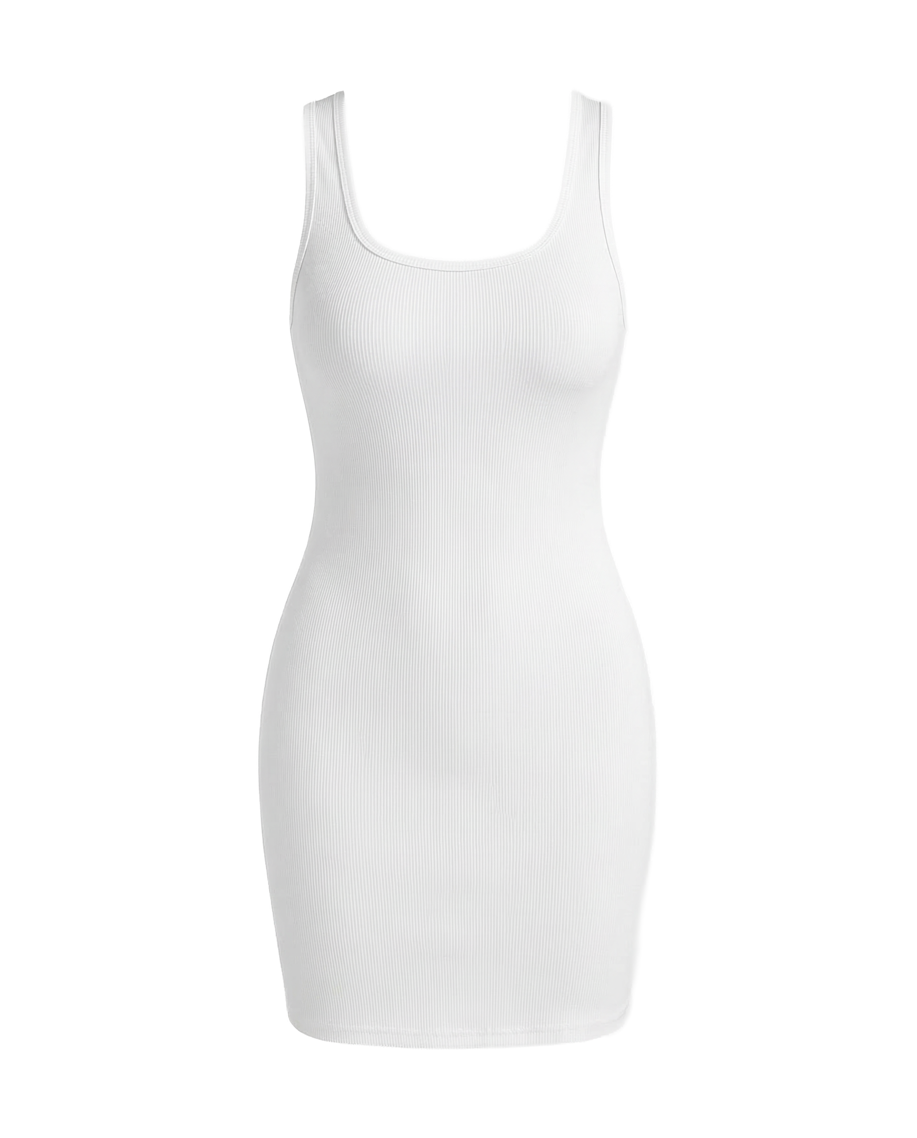 Ribbed midi dress