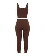 Soft touch zip top & leggings set