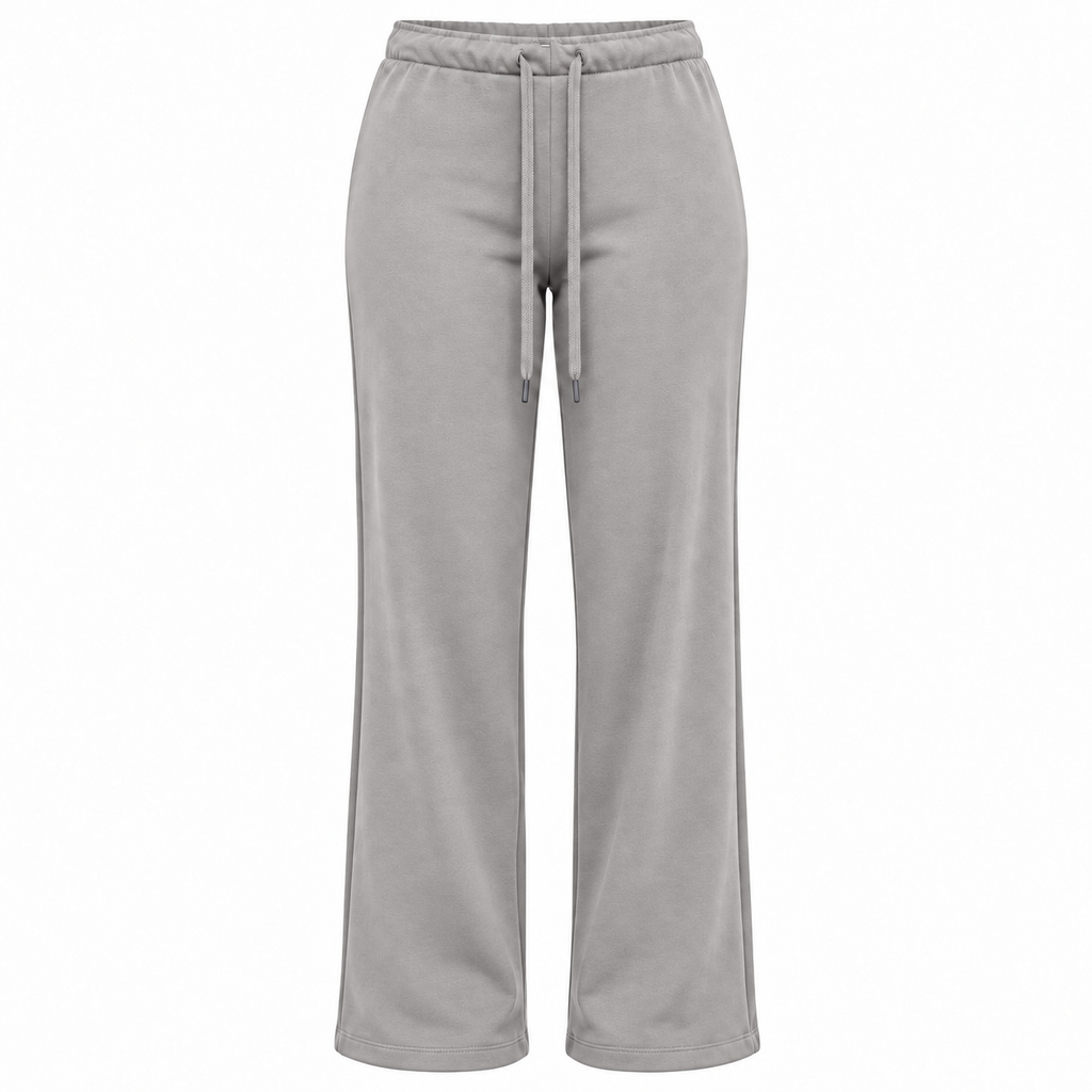 Pantalone gamba larga con coulisse
