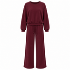Completo donna con pantalone a gamba larga