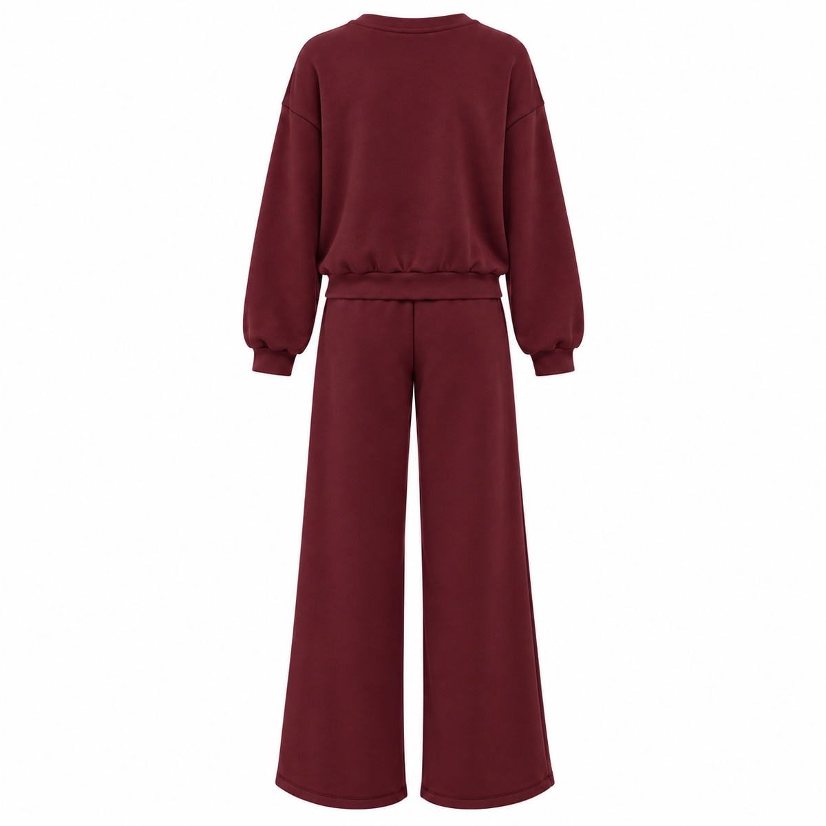 Completo donna con pantalone a gamba larga