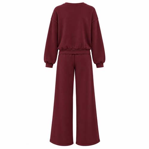Completo donna con pantalone a gamba larga