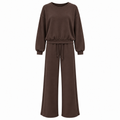 Completo donna con pantalone a gamba larga