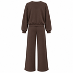 Completo donna con pantalone a gamba larga