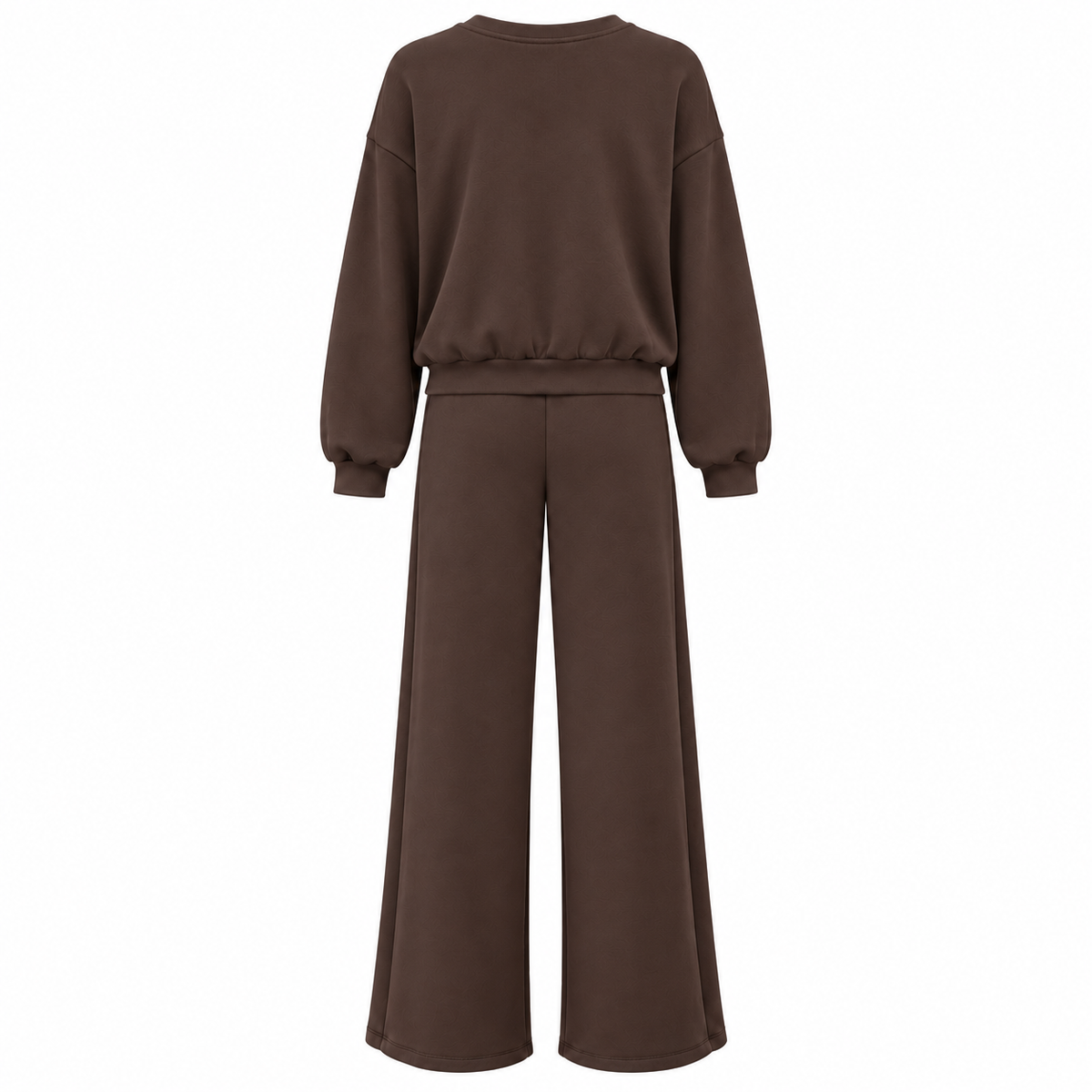 Completo donna con pantalone a gamba larga