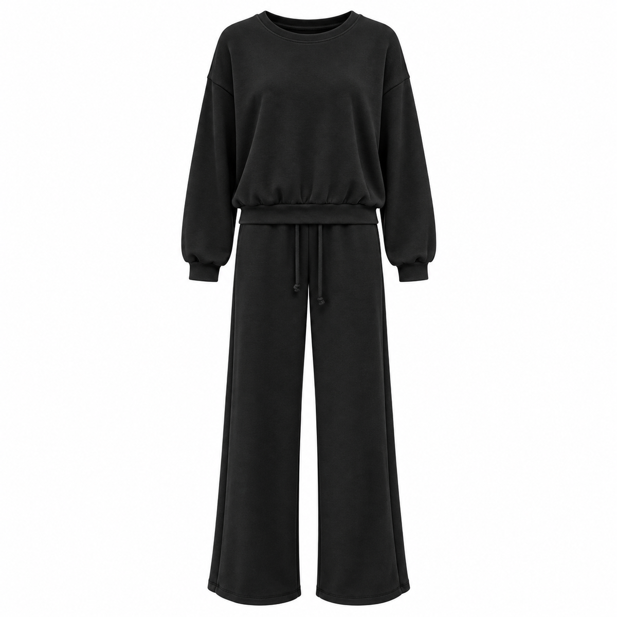 Completo donna con pantalone a gamba larga
