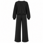 Completo donna con pantalone a gamba larga