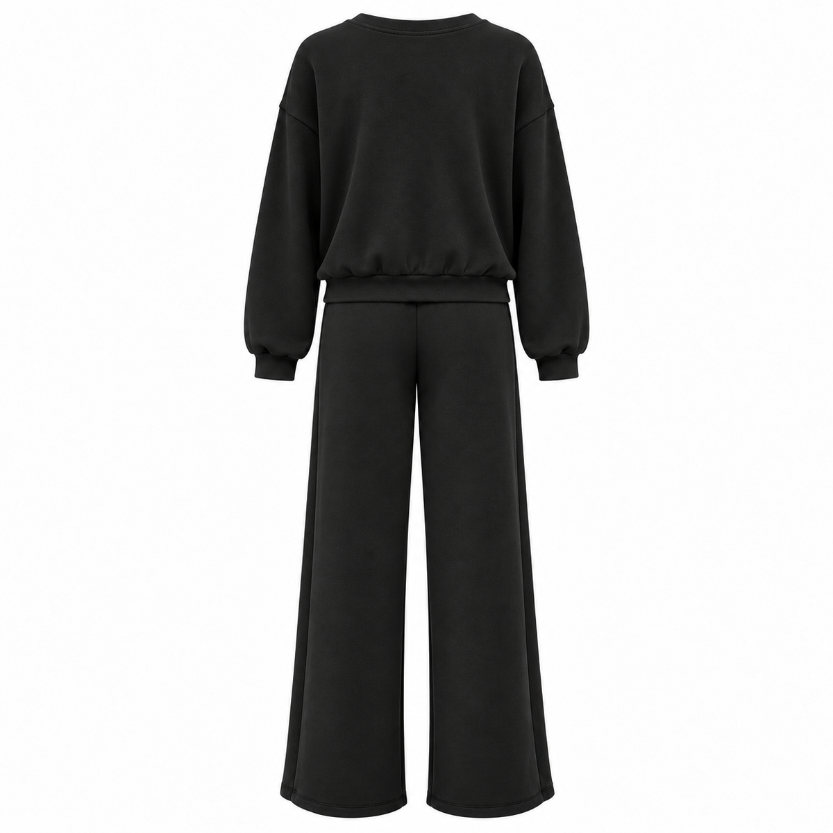 Completo donna con pantalone a gamba larga